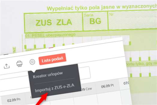 Automatyczne pobieranie informacji o L4 do inewi.pl dzięki integracji z e-ZLA!